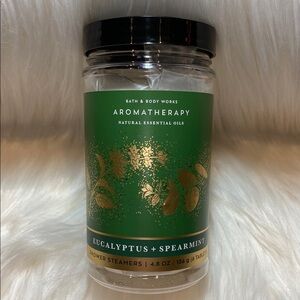 Aromatherapy EUCALYPTUS + SPEARMINT “Shower Steamers” 6-ct Tablets Bottle, NWTag